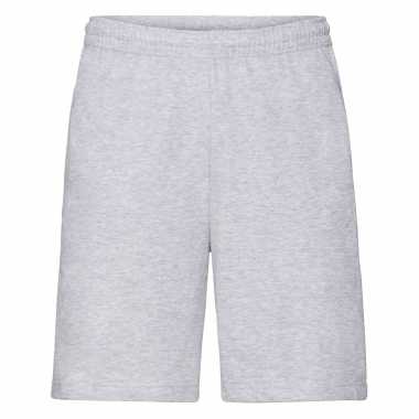 Korte grijze joggingbroek
