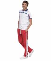 Joggingbroek sportbroek rood met streep voor dames 10141587