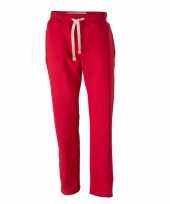 Vintage joggingbroeken rood met zakken voor dames 10077945